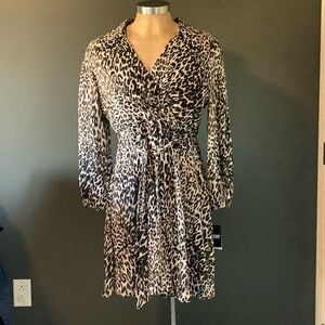 NWT DKNY Leopard Print Dress ~ Size 18